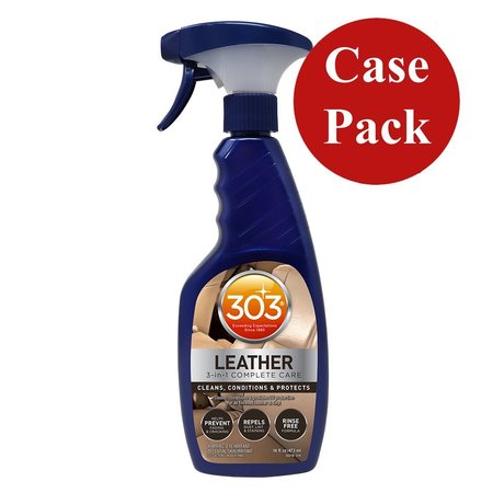 303 PRODUCTS 303 Automotive Leather 3-In-1 Complete Care - 16oz 30218CASE